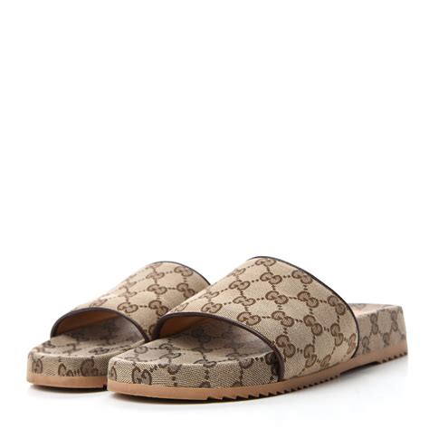 Men's GG canvas slide sandal 